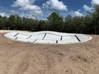  Liner and Drainage Installed 